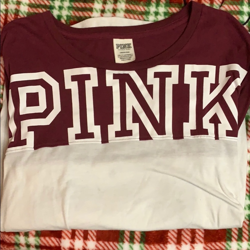 Victoria’s Secret pink t-shirt